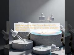 قطره چکان شیشه ای فارغ التحصیل شده برای بطری شیشه ای روغن ضروری 1 اونس 10 میلی لیتر 30 میلی لیتر 100 میلی لیتر قطره چکان شیشه ای فارغ التحصیل شده