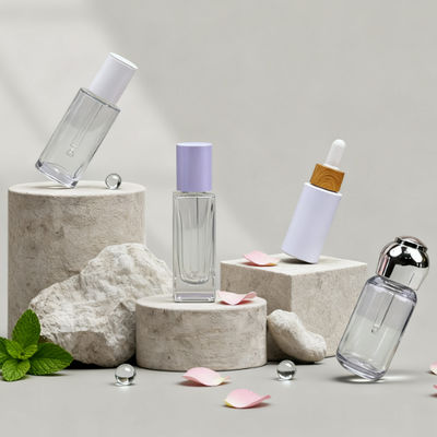 خرید قطره چکان پیپت شیشه ای دنده ای صاف 20/410 سر لاستیکی قطره چکان پیچی پلاستیکی برای روغن ضروری online manufacture