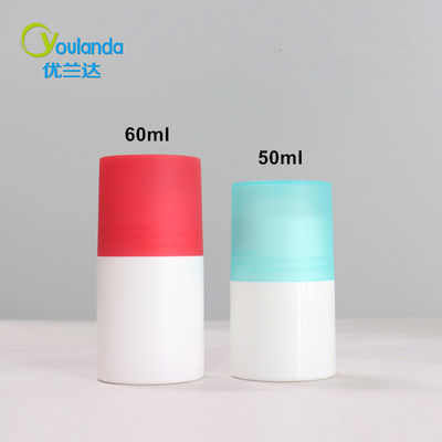 60ml رنگارنگ رول روی بطری دئوودورانت بطری های رولر آروماتراپی