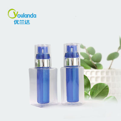 بطری 30 میلی لیتر 90 میلی لیتر لوشن پمپ PETG دو اتاقی بطری لوشن پلاستیکی